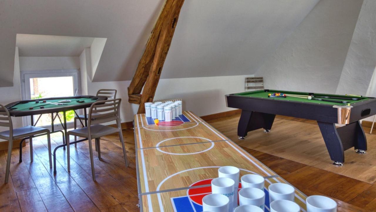 Crazy Villa Le Petit Belair 18 - Heated Pool - Foot - 2H Paris - 30P Aubigny-sur-Nère Екстериор снимка